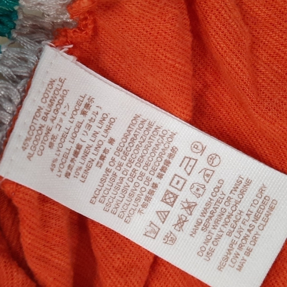 Free People Coral We The Free Bora Bora Crochet Trim RacerTank Top - Picture 5 of 5